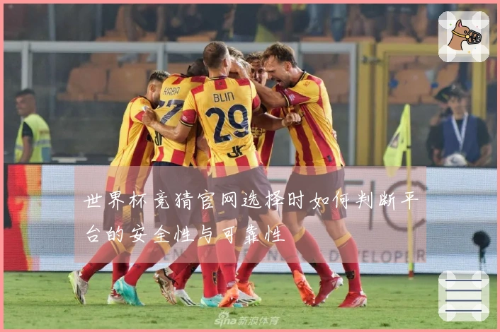 世界杯竞猜官网选择时如何判断平台的安全性与可靠性