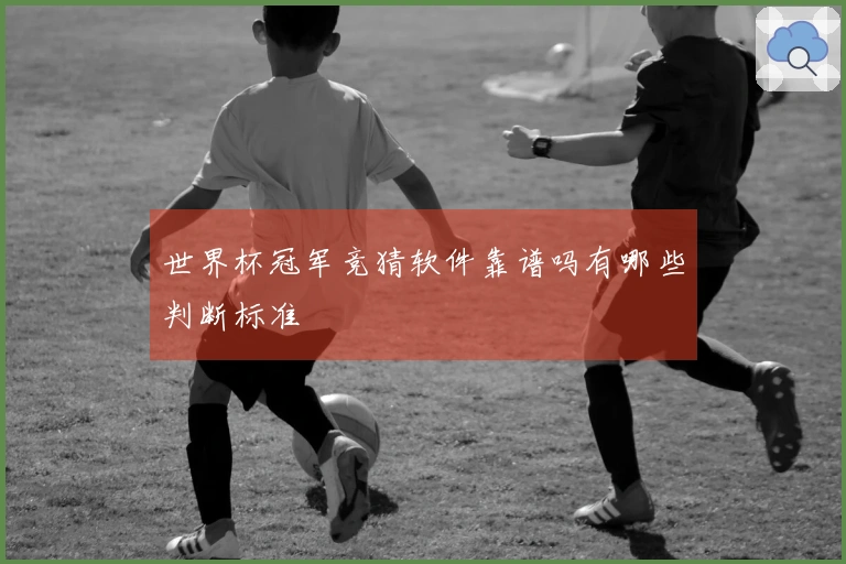 世界杯冠军竞猜软件靠谱吗有哪些判断标准