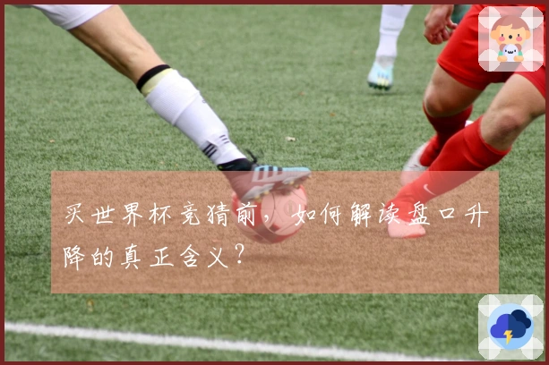 买世界杯竞猜前，如何解读盘口升降的真正含义？