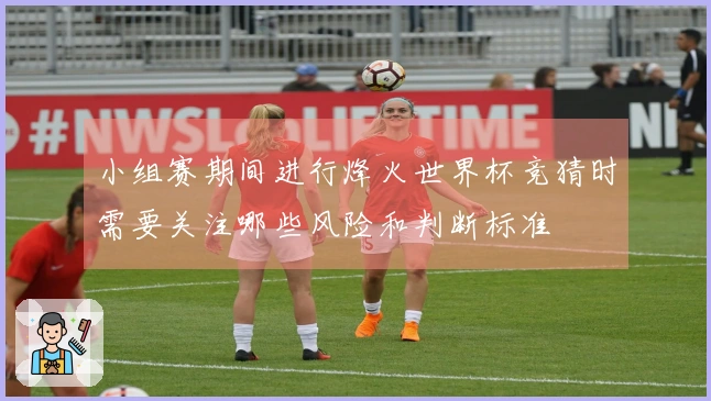 小组赛期间进行烽火世界杯竞猜时需要关注哪些风险和判断标准
